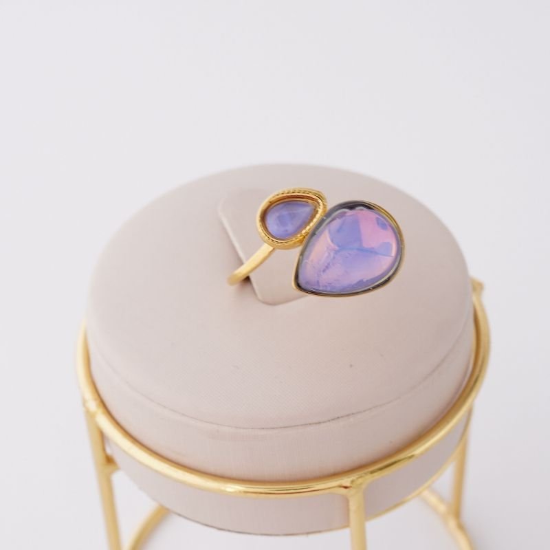 Anel Aurora Glow Levemente Regulável em Aço Inox (Linha Premium)