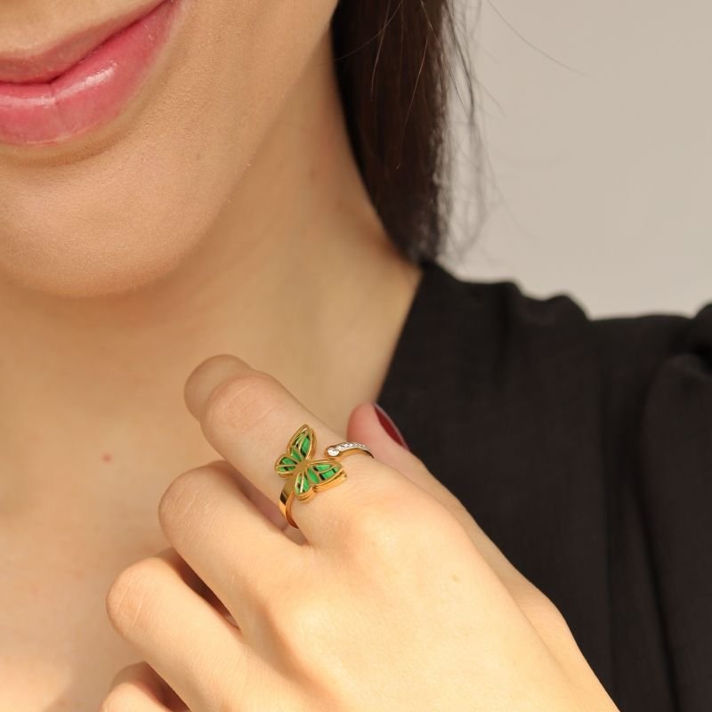 Anel Borboleta Regulável em Aço Inox