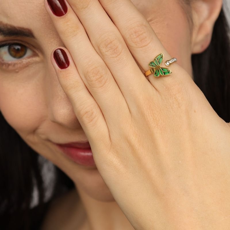 Anel Borboleta Regulável em Aço Inox