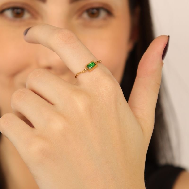 Anel Corrente em Aço Inox (Serve Tamanho 17/18)