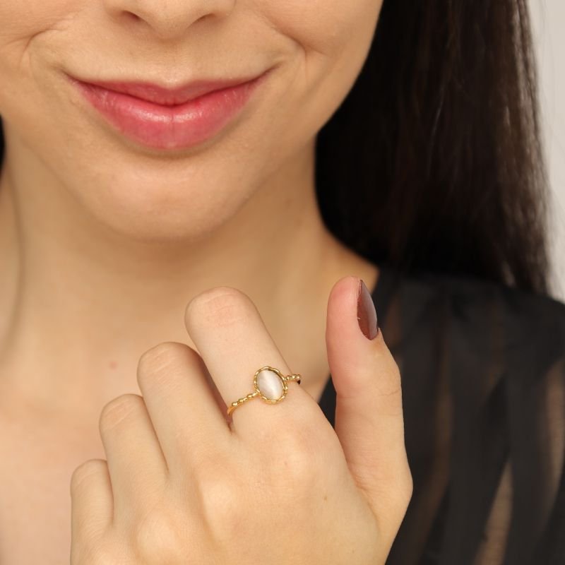 Anel Delicado Levemente Regulável em Aço Inox