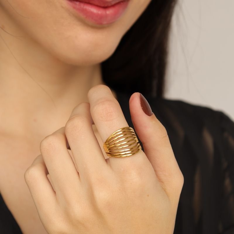 Anel Fios Levemente Regulável em Aço Inox