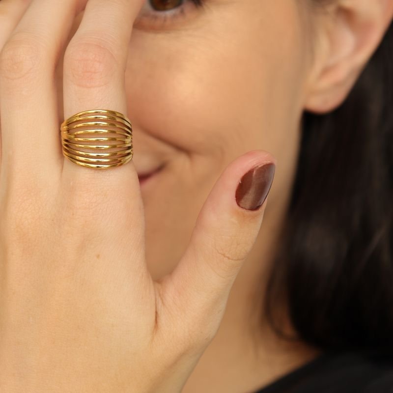 Anel Fios Levemente Regulável em Aço Inox