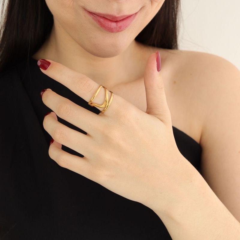 Anel Formas Suaves Regulável em Aço Inox