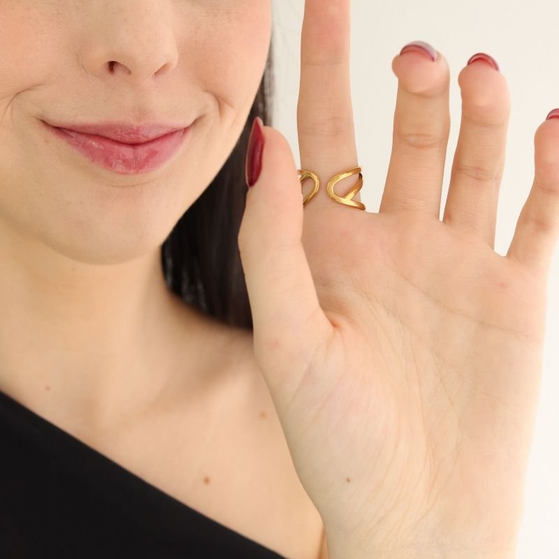 Anel Formas Suaves Regulável em Aço Inox