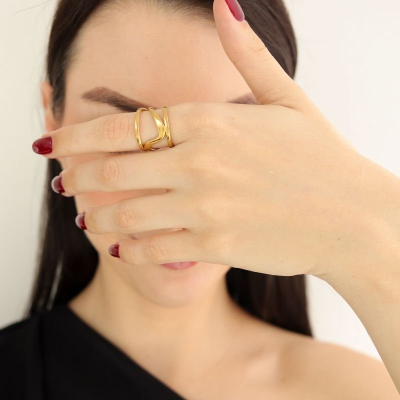 Anel Formas Suaves Regulável em Aço Inox