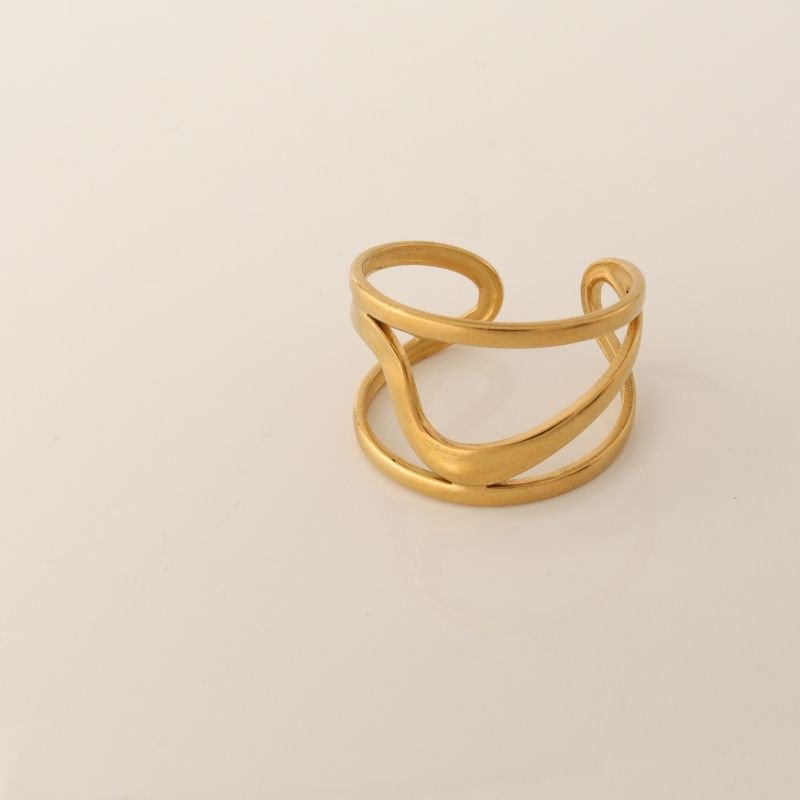 Anel Formas Suaves Regulável em Aço Inox