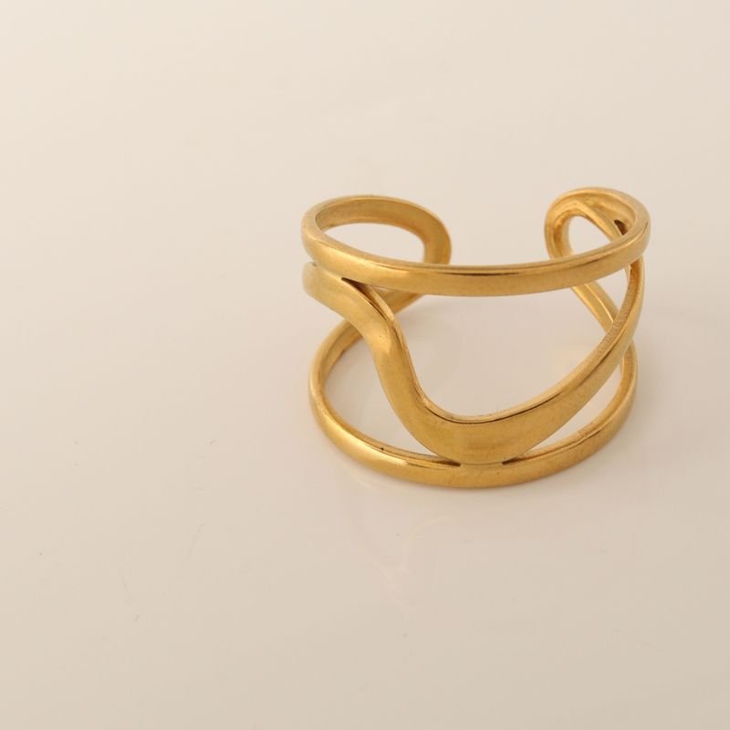 Anel Formas Suaves Regulável em Aço Inox