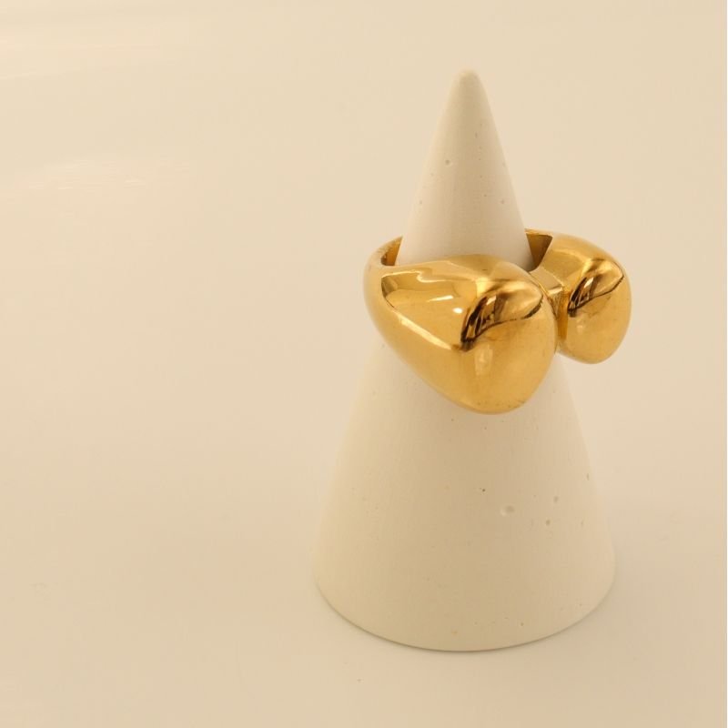 Anel Grosso Moderno (Peso 14g) em Aço Inox (Tamanho 18)