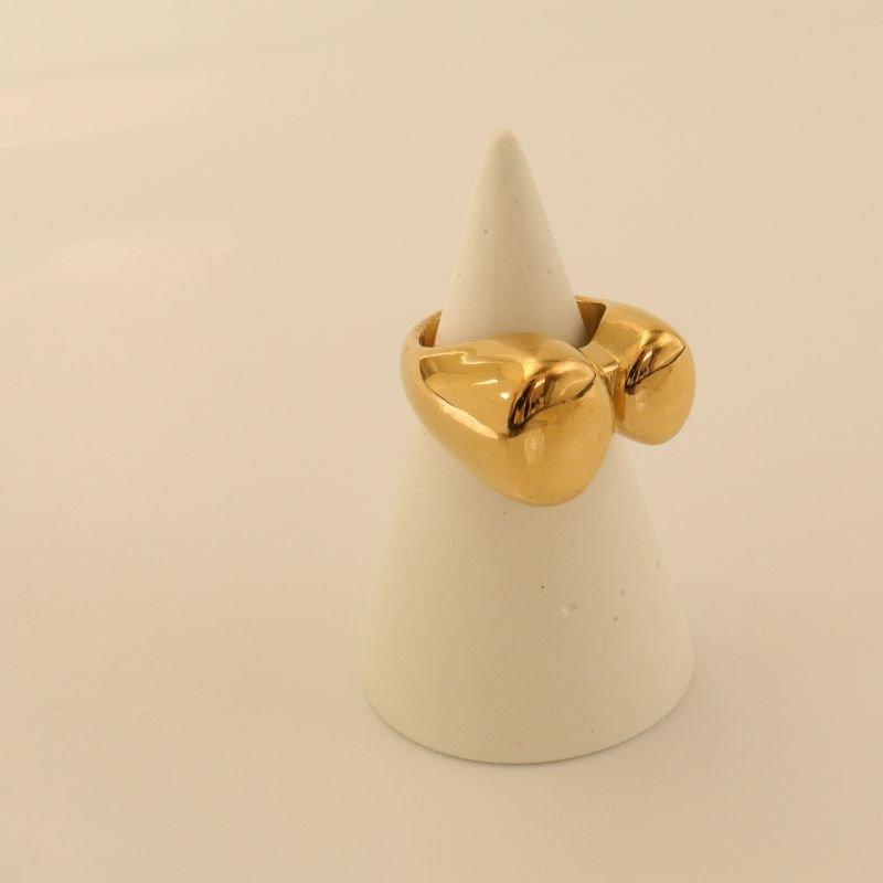 Anel Grosso Moderno (Peso 14g) em Aço Inox (Tamanho 18)