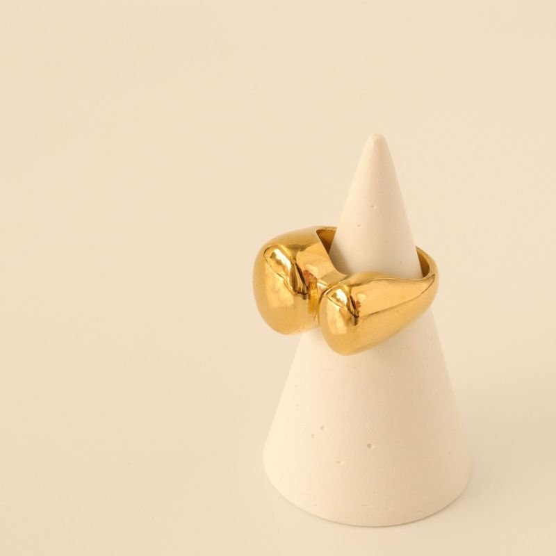 Anel Grosso Moderno (Peso 14g) em Aço Inox (Tamanho 18)