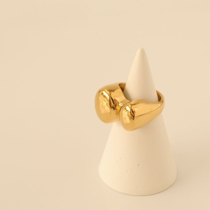 Anel Grosso Moderno (Peso 14g) em Aço Inox (Tamanho 18)