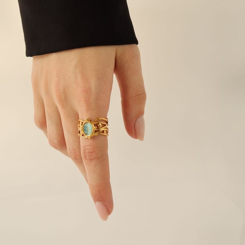 Anel Levemente Ajustável em Aço Inox