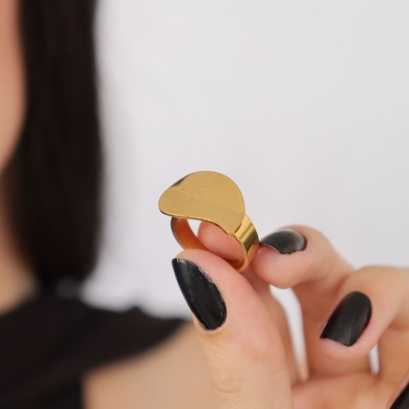 Anel Levemente Regulável em Aço Inox (Linha Premium)