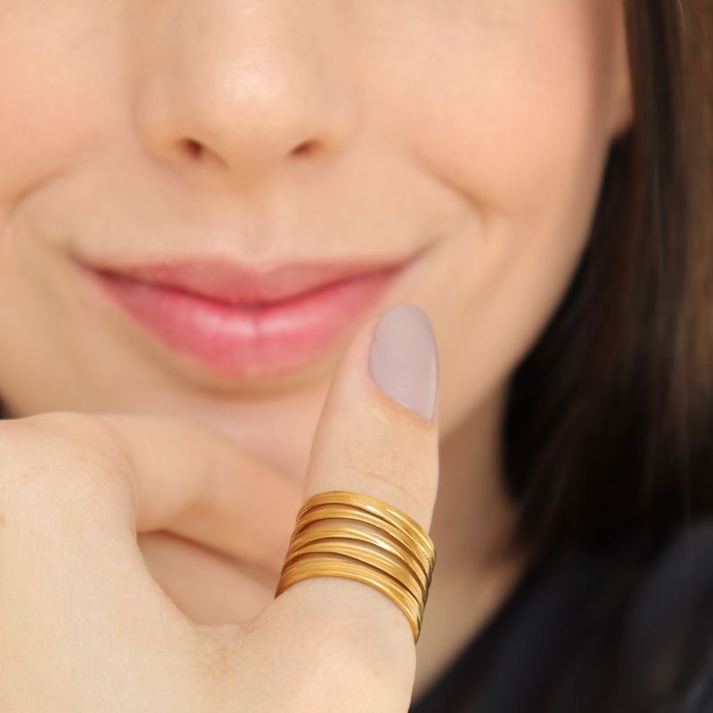 Anel Levemente Regulável em Aço Inox