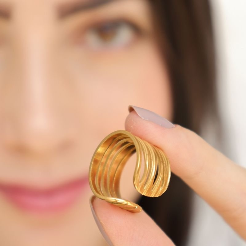 Anel Levemente Regulável em Aço Inox