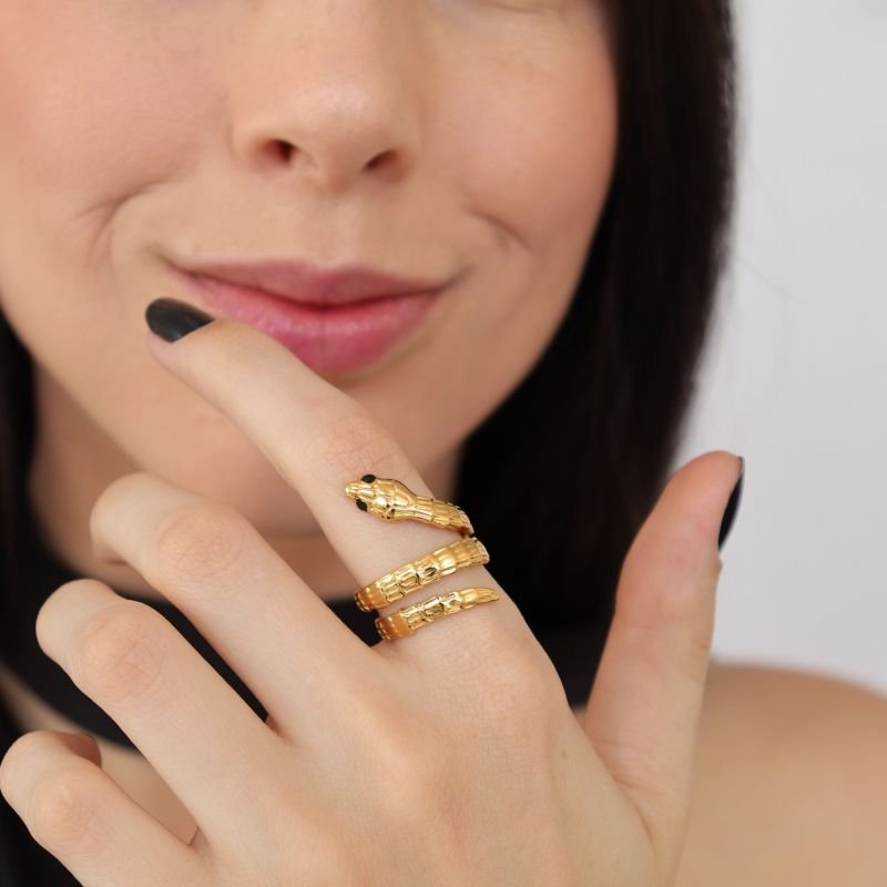 Anel Levemente Regulável em Aço Inox Cobra