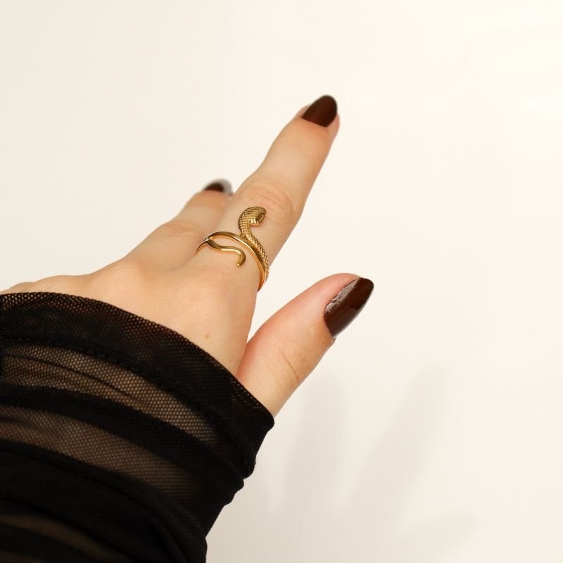 Anel Levemente Regulável em Aço Inox Cobra