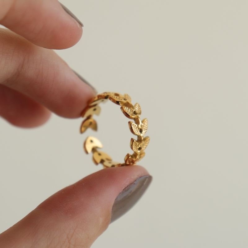 Anel Levemente Regulável Escamas em Aço Inox (Linha Premium)