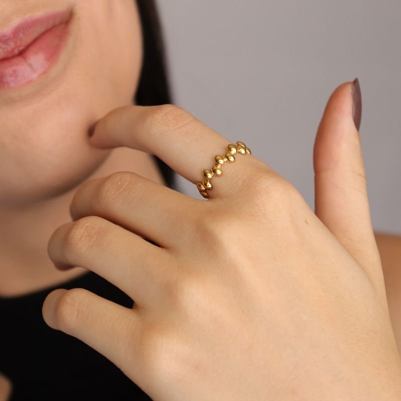 Anel Minimalista Delicado em Aço Inox