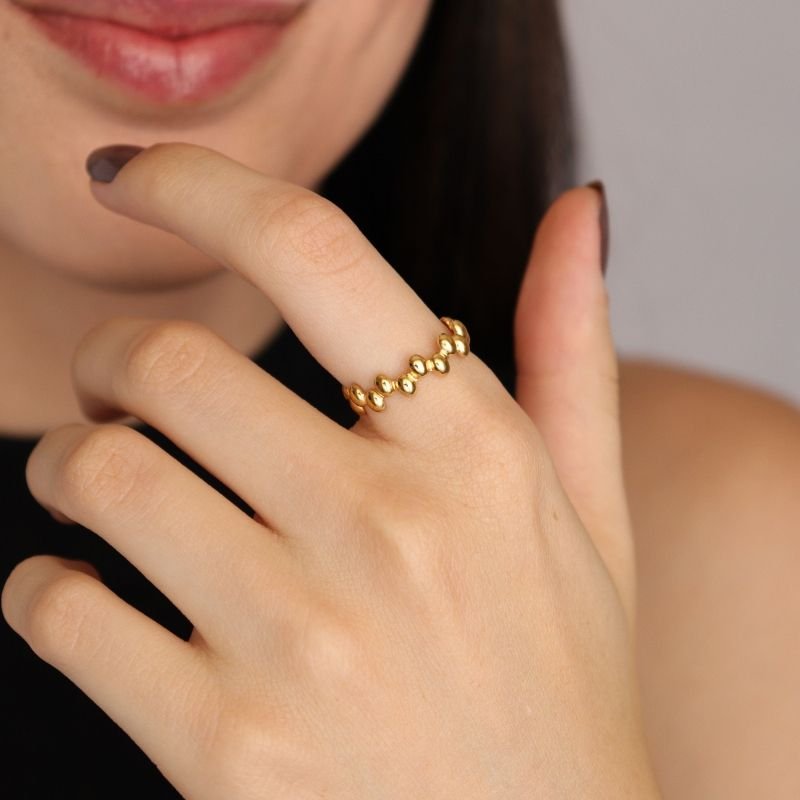 Anel Minimalista Delicado em Aço Inox