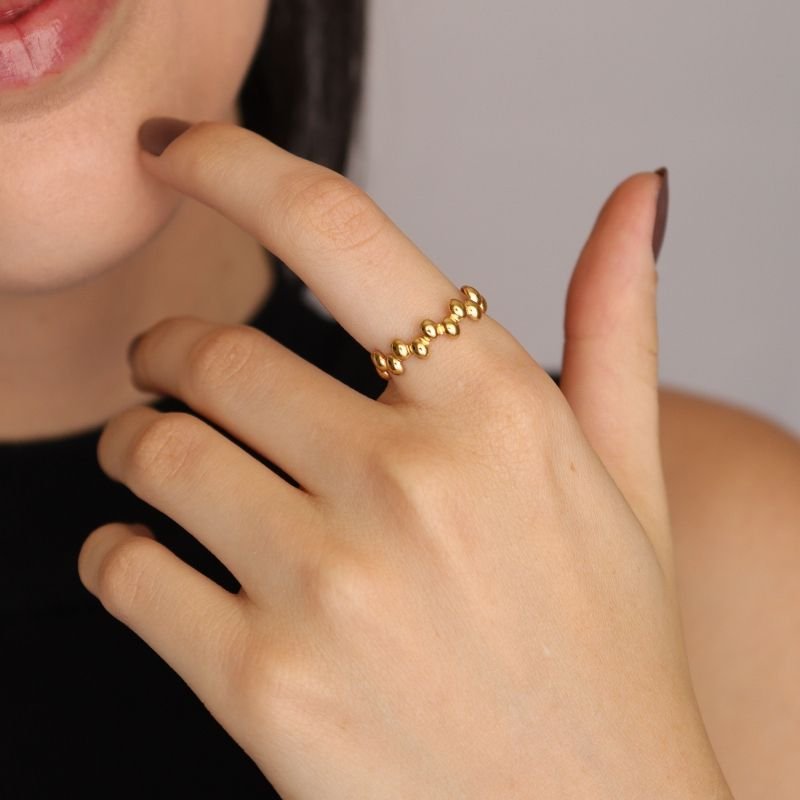 Anel Minimalista Delicado em Aço Inox