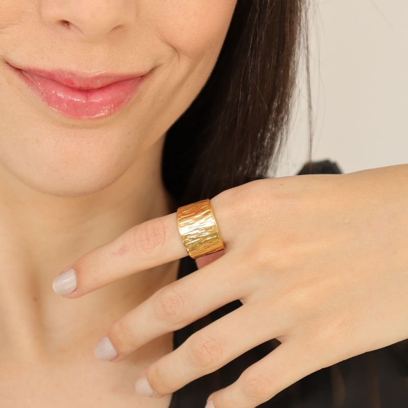 Anel Minimalista em Aço Inox (TAMANHO 18)