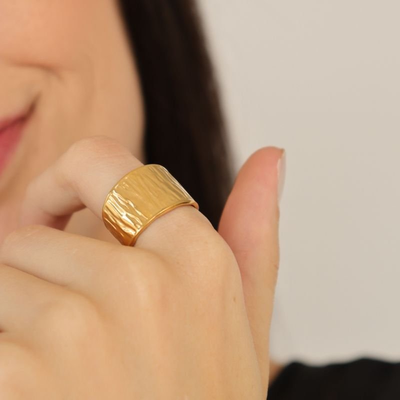 Anel Minimalista em Aço Inox (TAMANHO 18)