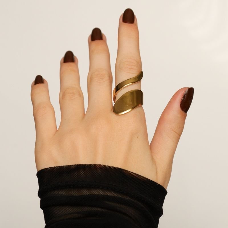 Anel Minimalista em Aço Inox (Tamanho 18)