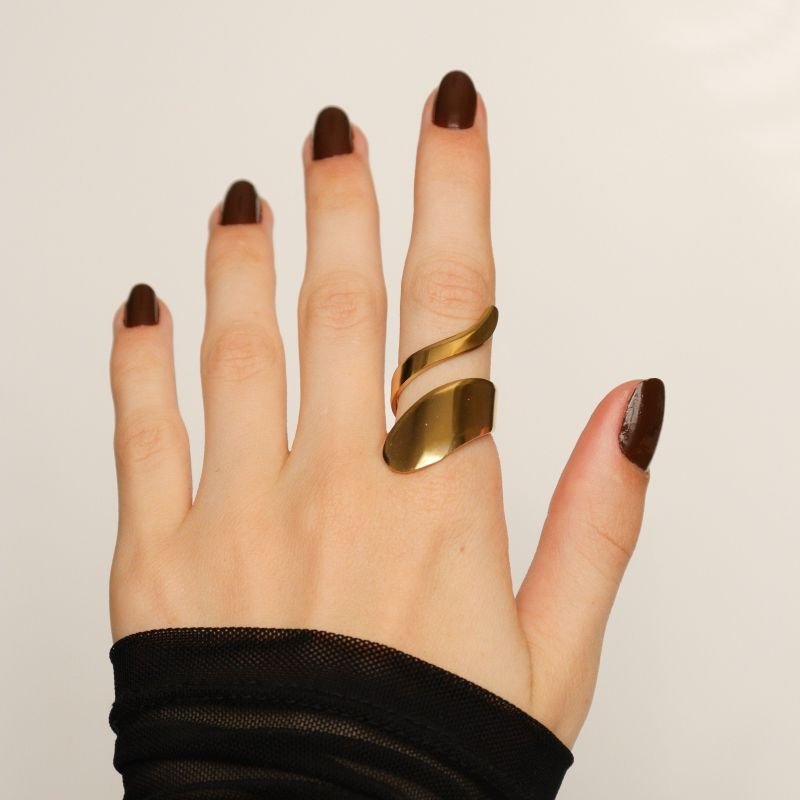 Anel Minimalista em Aço Inox (Tamanho 18)