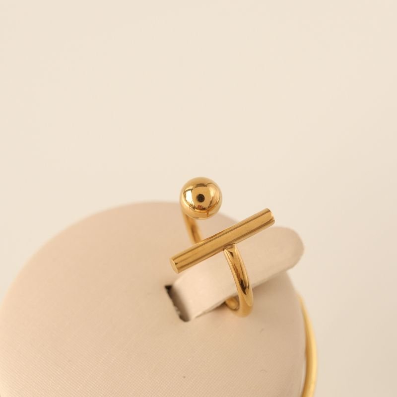 Anel Minimalista em Aço Inox (Tamanho 18)
