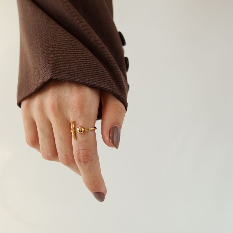 Anel Minimalista em Aço Inox (Tamanho 19)