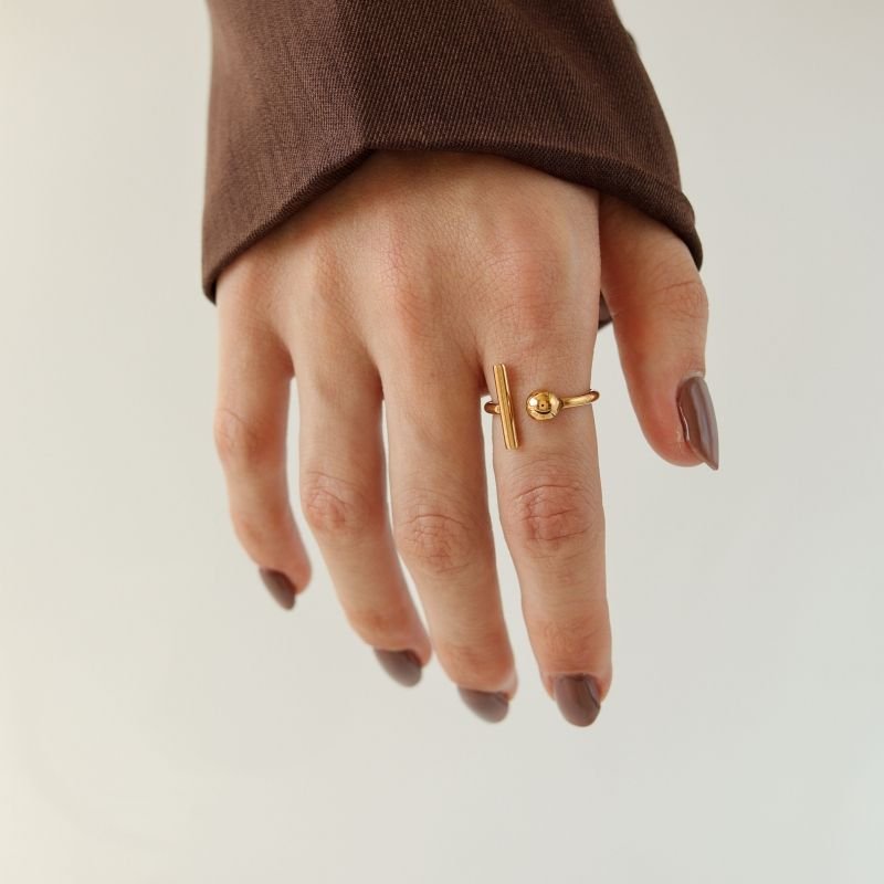 Anel Minimalista em Aço Inox (Tamanho 19)