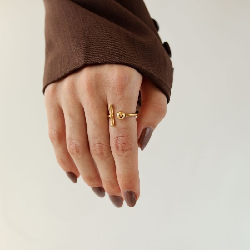 Anel Minimalista em Aço Inox (Tamanho 19)