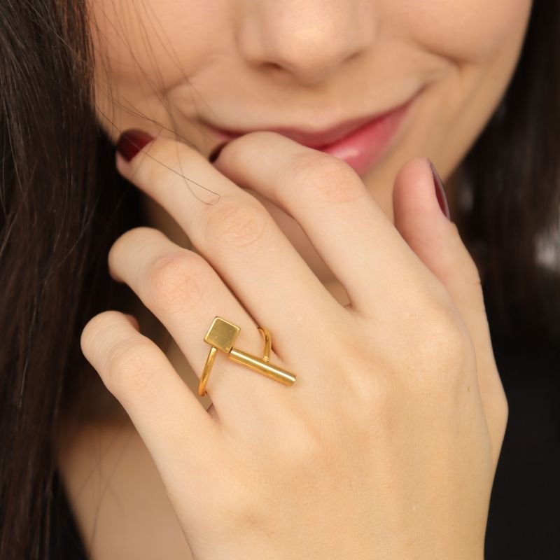 Anel Minimalista em Aço Inox (Tamanho 20)