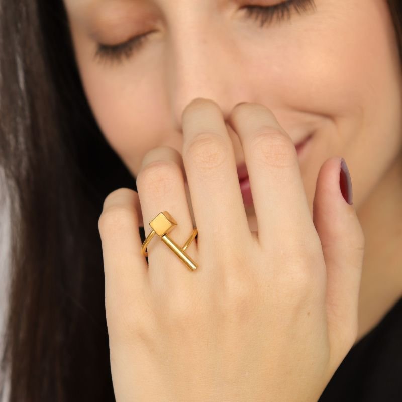 Anel Minimalista em Aço Inox (Tamanho 20)