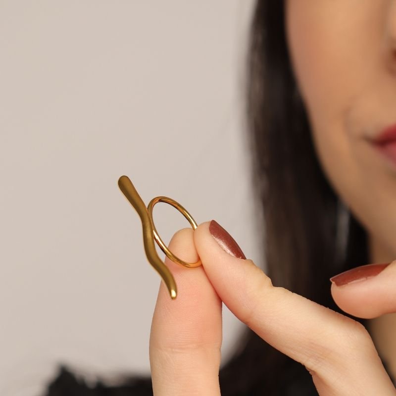 Anel Minimalista (TAMANHO 17) em Aço Inox (Linha Premium)