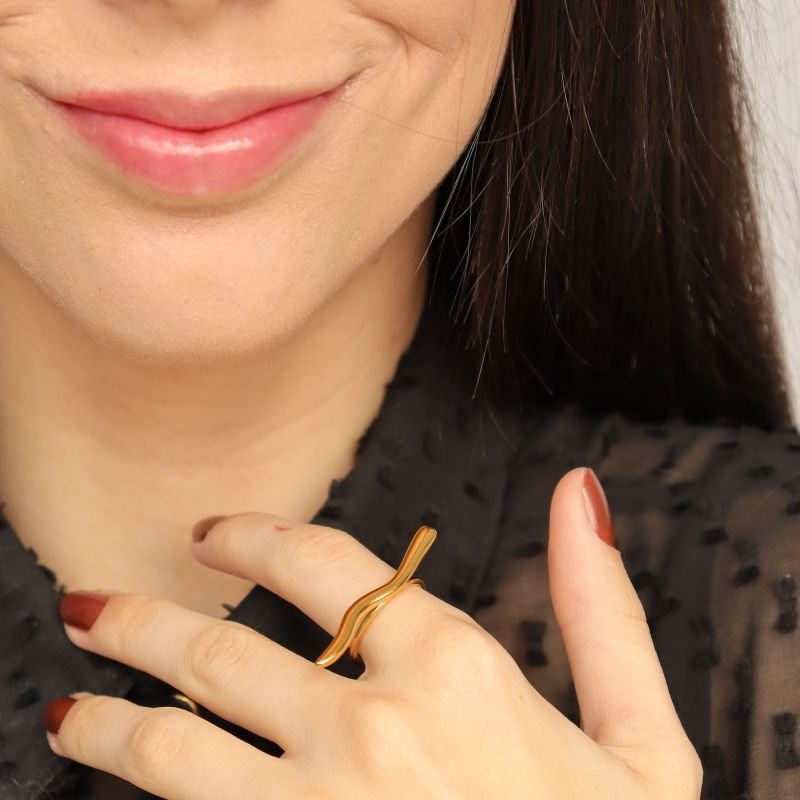 Anel Minimalista (TAMANHO 17) em Aço Inox (Linha Premium)