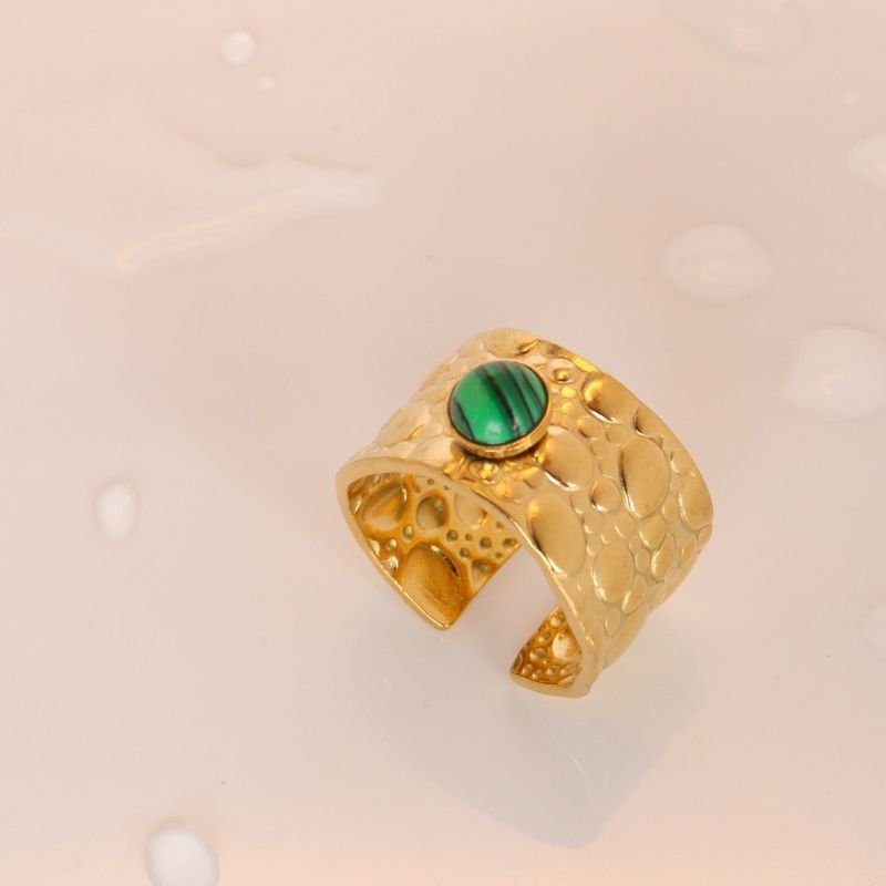 Anel Moderno em Aço Inox (Tamanho 18)