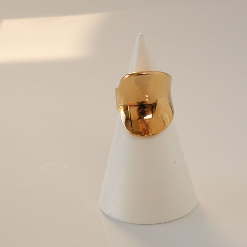 Anel Orgânico em Aço Inox (Tamanho 18)