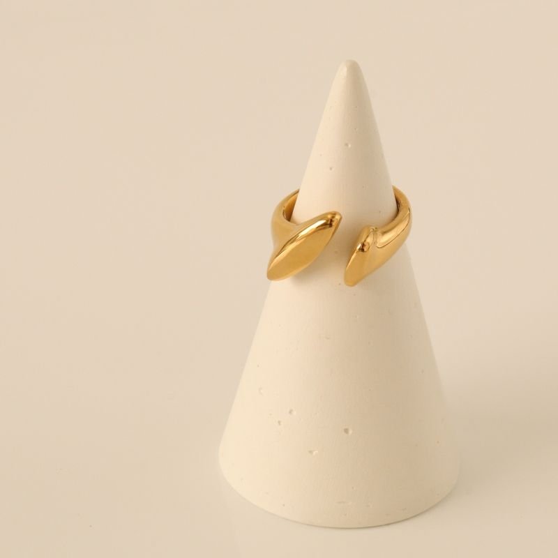 Anel Orgânico em Aço Inox (Tamanho 19)