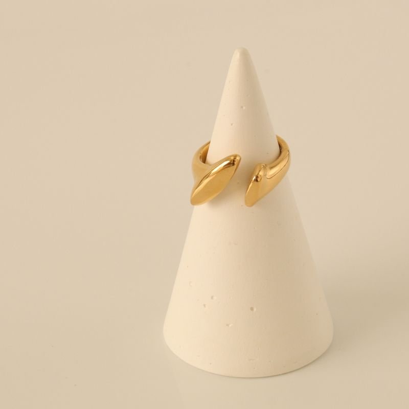 Anel Orgânico em Aço Inox (Tamanho 20)