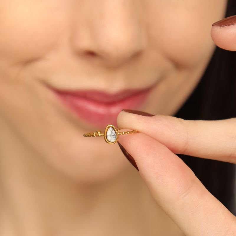 Anel Pedrinha Regulável em Aço Inox