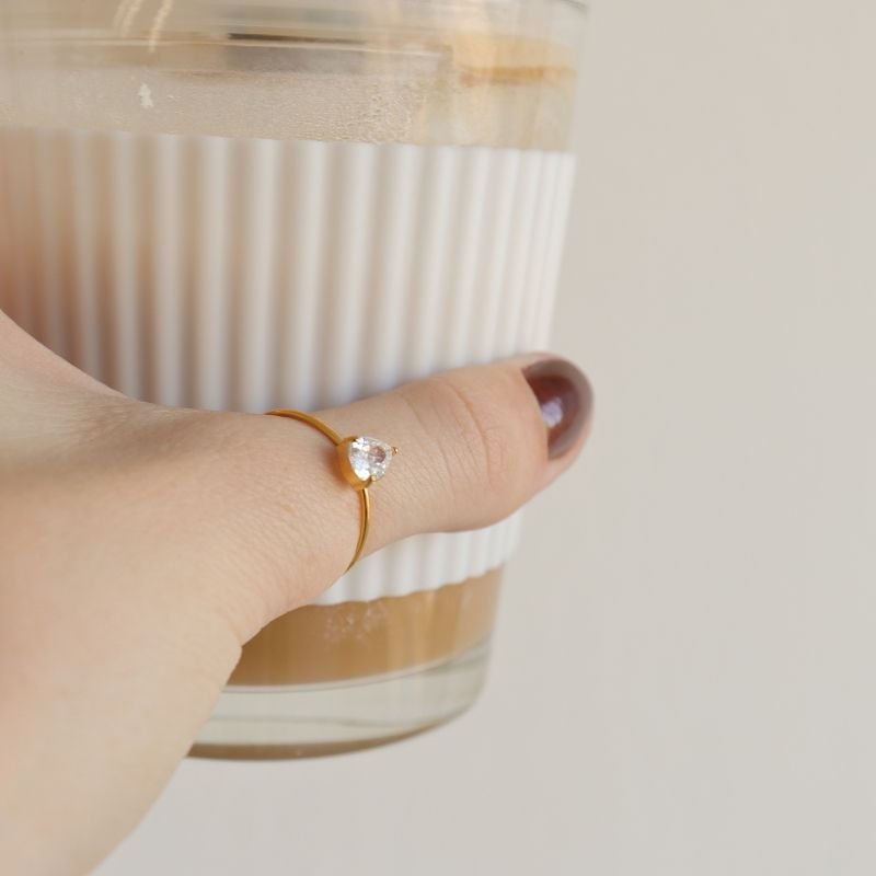 Anel Pedrinha Regulável em Aço Inox