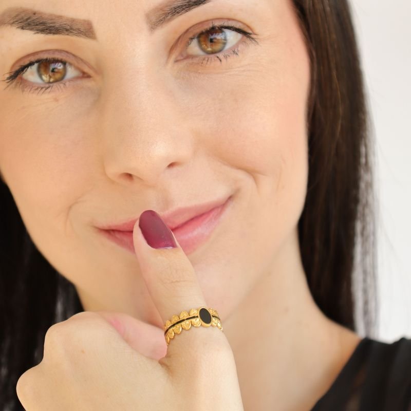 Anel Regulável Moderno em Aço Inox (Linha Premium)