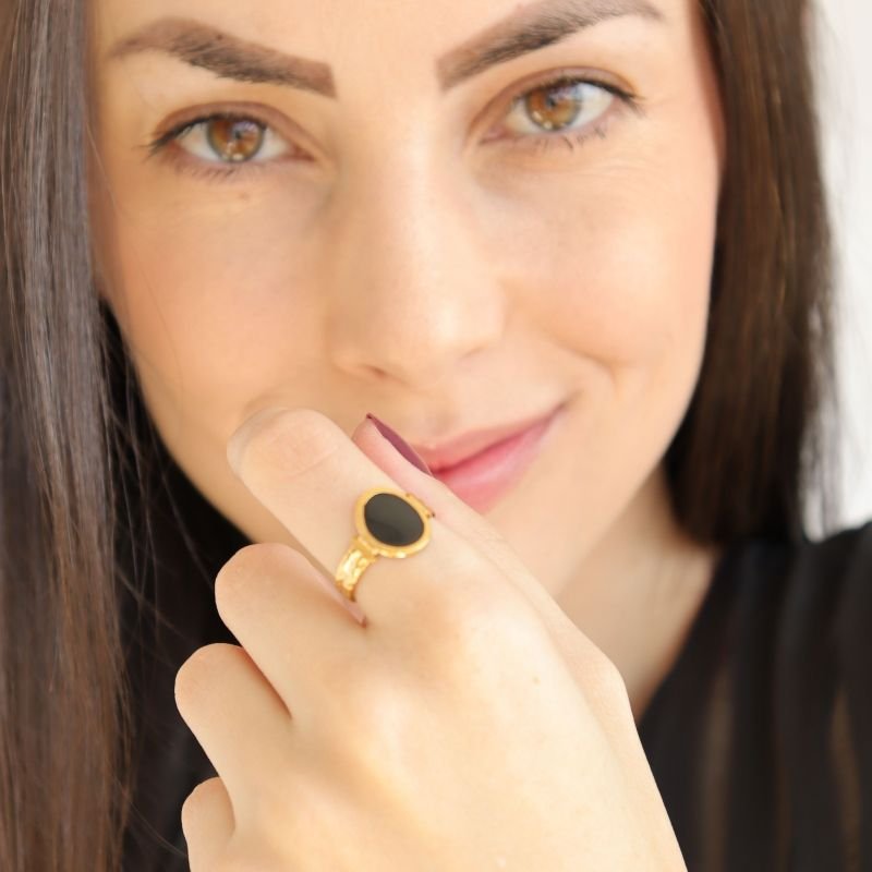 Anel Regulável Moderno em Aço Inox (Linha Premium)