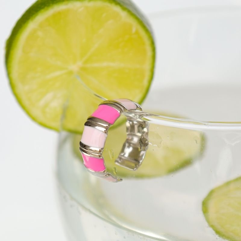 Anel Tamanho 16 em Aço Inox Colorido