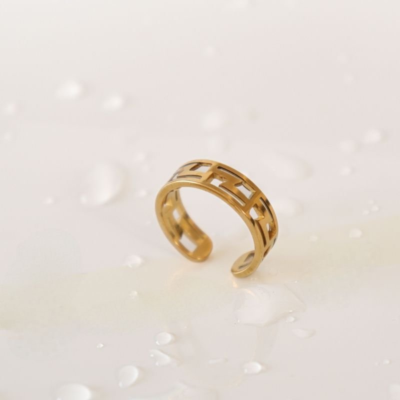 Anel Tamanho 16 em Aço Inox Raio