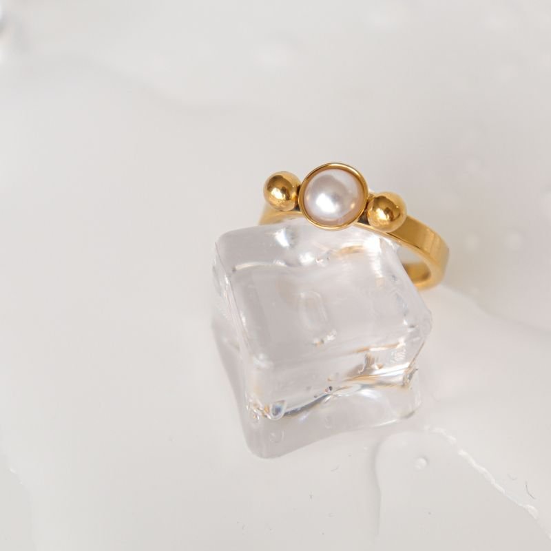 Anel Tamanho 17 em Aço Inox Delicado