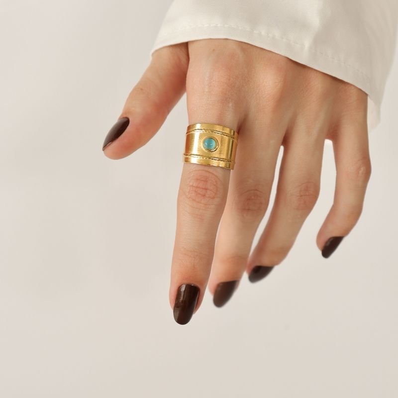 Anel Tamanho 17 em Aço Inox Moderno (Linha Premium)